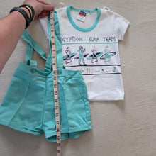 Load image into Gallery viewer, Vintage Egyptian Surf Team Matching Set 4t
