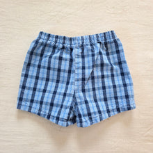 Load image into Gallery viewer, Vintage Blue Plaid Shorts 12 months
