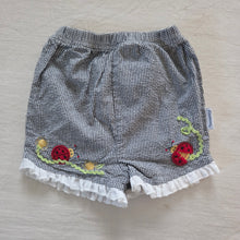 Load image into Gallery viewer, Vintage Ladybug Gingham Shorts 18 months
