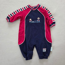 Load image into Gallery viewer, Vintage Soccer Bears Bodysuit 3 months
