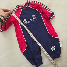 Load image into Gallery viewer, Vintage Soccer Bears Bodysuit 3 months

