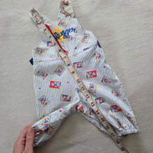 Load image into Gallery viewer, Vintage Slugger Basball Overalls newborn
