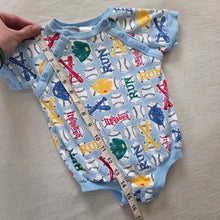 Load image into Gallery viewer, Vintage Baseball Pattern Cotton Romper 6 months
