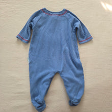 Load image into Gallery viewer, Vintage Baseball Bear Footed Bodysuit 6 months

