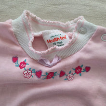 Load image into Gallery viewer, Vintage Healthtex Floral Embroidered Bubble 12-18 months
