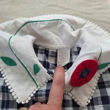 Load image into Gallery viewer, Vintage Gingham Flower Pantsuit 18 months
