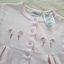 Load image into Gallery viewer, Vintage McBaby Floral Gingham Cotton Pantsuit 3-6 months
