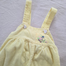 Load image into Gallery viewer, Vintage Duck Yellow Footed Romper 3-6 months
