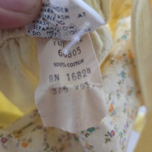 Load image into Gallery viewer, Vintage Duck Yellow Footed Romper 3-6 months

