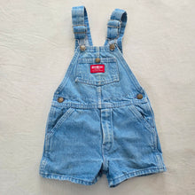 Load image into Gallery viewer, Vintage Oshkosh Blue Denim Shortalls 4t
