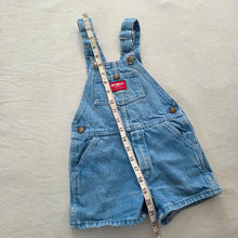 Load image into Gallery viewer, Vintage Oshkosh Blue Denim Shortalls 4t
