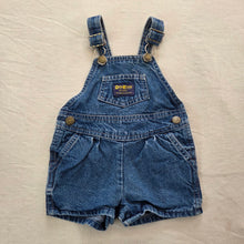 Load image into Gallery viewer, Vintage 80s Oshkosh Denim Shortalls 12 months
