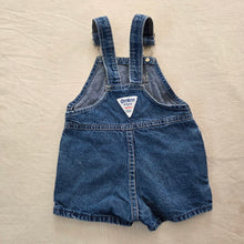 Load image into Gallery viewer, Vintage 80s Oshkosh Denim Shortalls 12 months
