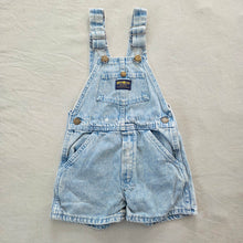 Load image into Gallery viewer, Vintage Oshkosh Light Acid Shortalls 4t
