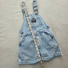 Load image into Gallery viewer, Vintage Oshkosh Light Acid Shortalls 4t
