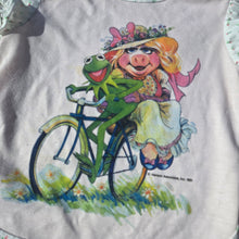 Load image into Gallery viewer, 80s Vintage Kermit &amp; Miss Piggy PJ Top 3t
