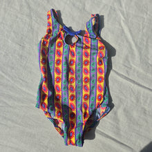 Load image into Gallery viewer, 90s Vintage Gymboree Floral Swimsuit 12-18 months
