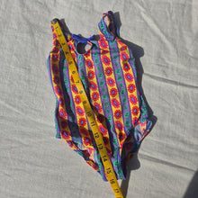 Load image into Gallery viewer, 90s Vintage Gymboree Floral Swimsuit 12-18 months

