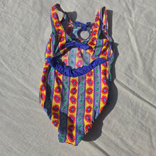 Load image into Gallery viewer, 90s Vintage Gymboree Floral Swimsuit 12-18 months
