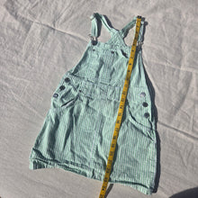 Load image into Gallery viewer, 90s Vintage Green Gingham Skirtall kids 7
