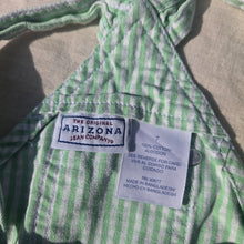 Load image into Gallery viewer, 90s Vintage Green Gingham Skirtall kids 7
