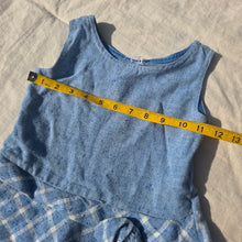 Load image into Gallery viewer, Vintage Blue Peplum Tunic Top 2t/3t
