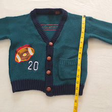 Load image into Gallery viewer, 90s Vintage Football Knit Cardigan kids 6
