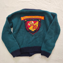 Load image into Gallery viewer, 90s Vintage Football Knit Cardigan kids 6
