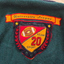 Load image into Gallery viewer, 90s Vintage Football Knit Cardigan kids 6
