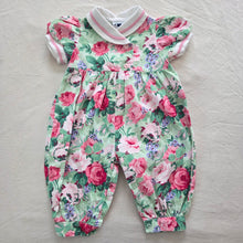 Load image into Gallery viewer, 90s Vintage Hartstrings Floral Cotton Pantsuit 12 months
