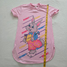Load image into Gallery viewer, 90s Vintage Bunny Pink Nightgown 4t/5t/6
