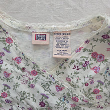 Load image into Gallery viewer, 00s Vintage Floral Babydoll Cotton Top 4t
