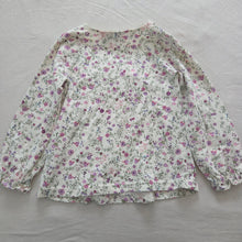 Load image into Gallery viewer, 00s Vintage Floral Babydoll Cotton Top 4t
