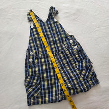 Load image into Gallery viewer, 00s Vintage Plaid Cotton Shortalls 6-9 months
