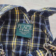 Load image into Gallery viewer, 00s Vintage Plaid Cotton Shortalls 6-9 months

