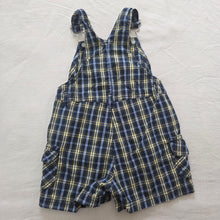 Load image into Gallery viewer, 00s Vintage Plaid Cotton Shortalls 6-9 months
