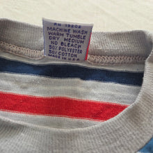 Load image into Gallery viewer, 80s Vintage Van Dell Striped Tee 3t *flaw
