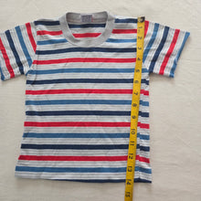 Load image into Gallery viewer, 80s Vintage Van Dell Striped Tee 3t *flaw
