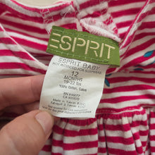 Load image into Gallery viewer, 00s Vintage ESPRIT Striped Cotton Dress 12 months
