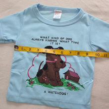 Load image into Gallery viewer, 80s Vintage Watchdog Joke Tee 12 months
