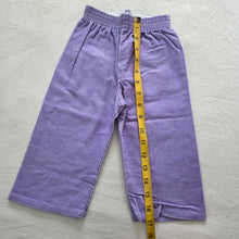 Load image into Gallery viewer, 80s Vintage Purple Wide Leg Pants 18 months
