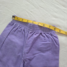 Load image into Gallery viewer, 80s Vintage Purple Wide Leg Pants 18 months
