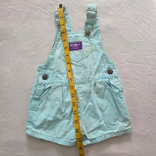Load image into Gallery viewer, 80s Vintage Oshkosh Light Blue Shortalls 12 months

