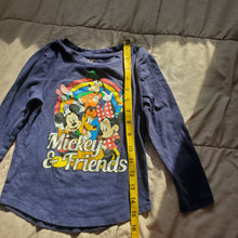 Load image into Gallery viewer, Mickey And Friends Long Sleeve Shirt 4t/5t
