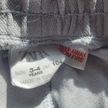Load image into Gallery viewer, Zara Blue Comfy Pants 3-4t
