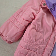 Load image into Gallery viewer, 90s Vintage Pink Heart Coat 2t/3t *flaw
