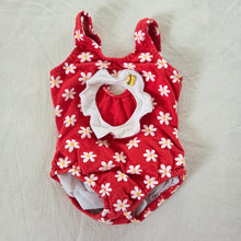 Load image into Gallery viewer, Vintage Daisy Floral Swimsuit 6-9 months
