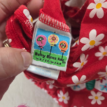 Load image into Gallery viewer, Vintage Daisy Floral Swimsuit 6-9 months
