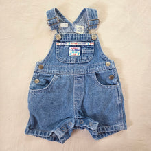 Load image into Gallery viewer, 90s Vintage Little Arizona Denim Shortalls 3-6 months
