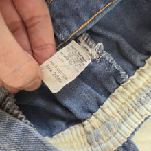 Load image into Gallery viewer, 70s Vintage Denim Wide Leg Overalls 12 months
